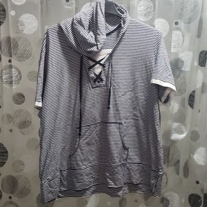 JMS short sleeve hooded shirt